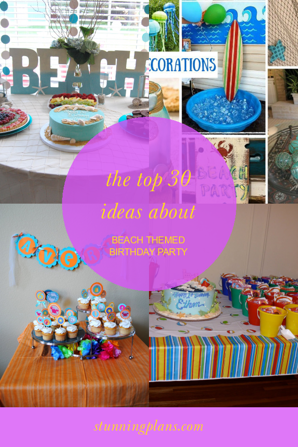The top 30 Ideas About Beach themed Birthday Party Home, Family